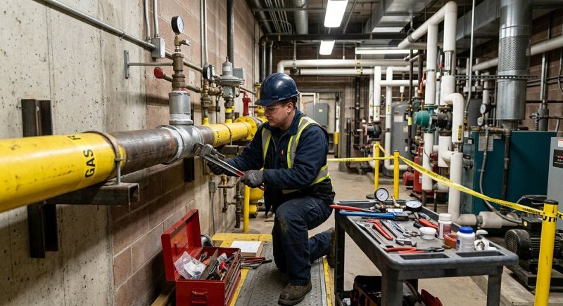 Commercial Gas Piping in Denver County, CO