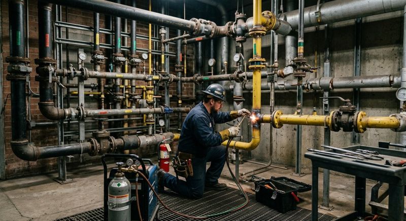 Commercial Gas Piping in Austin, TX