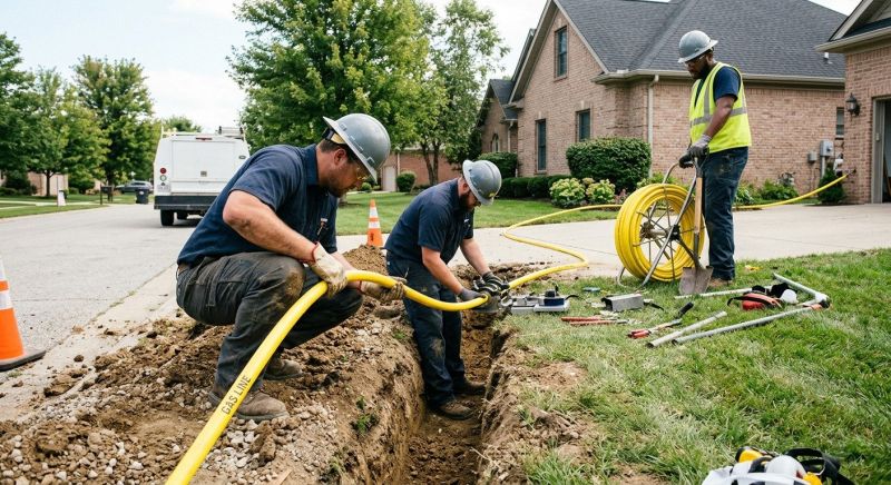 Gas Line Relocation in Sacramento, CA